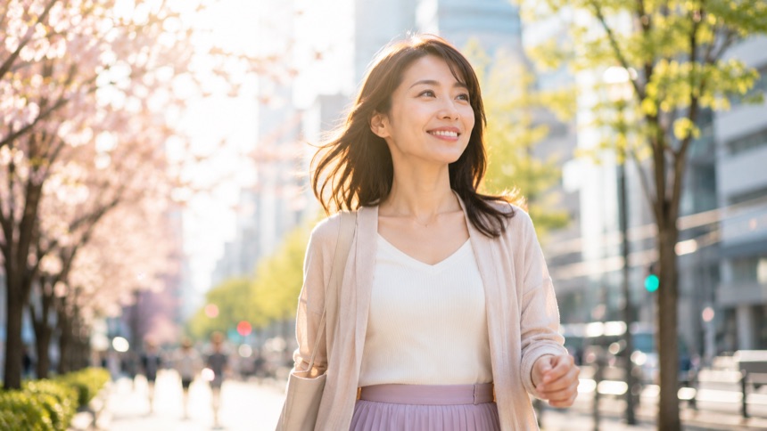 期待できる効果 — 自信に満ちた女性