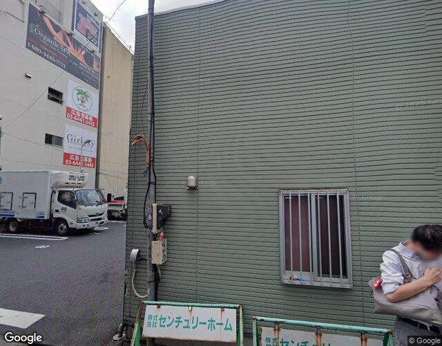 ホテル イーアイ五反田 裏側からの外観