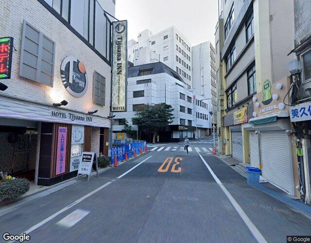 ホテル ティファナイン 池袋 裏側からの外観