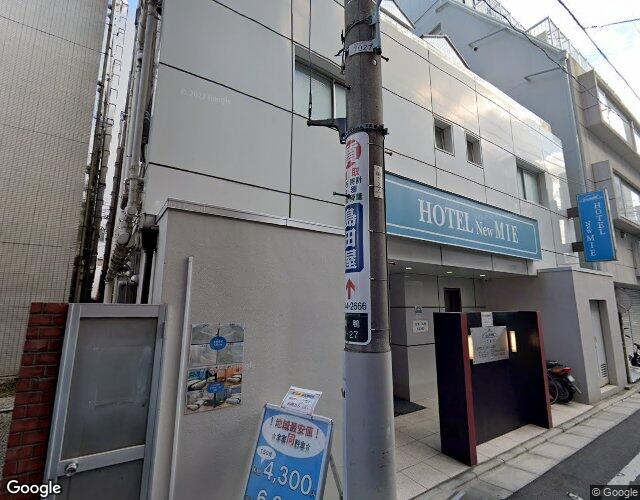 ホテル ニューミエの外観
