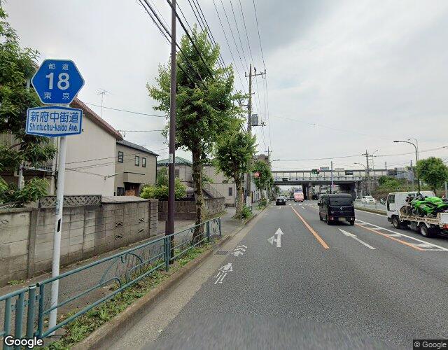 ホテル 府中 裏側からの外観