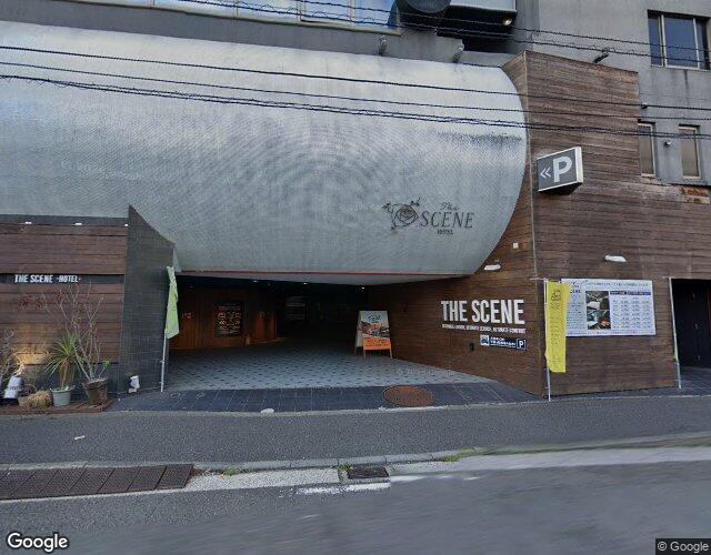 HOTEL The SCENE 裏側からの外観