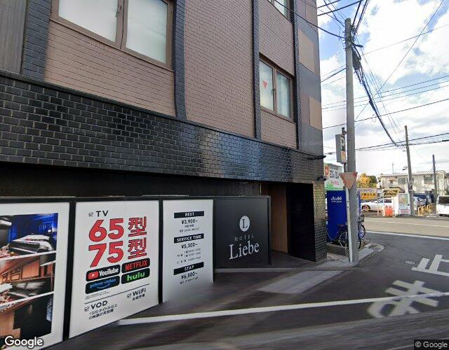 HOTEL Liebe 左側からの外観