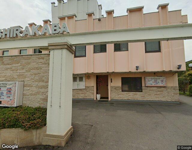 HOTEL SHIRAKABA 裏側からの外観
