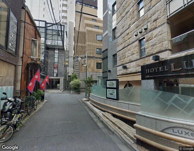 HOTEL LUXE EBISU 左側からの外観