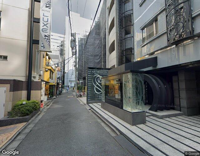 HOTEL LUXE EBISU 右側からの外観
