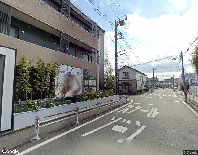 HOTEL BAMBOO GARDEN 相模原 裏側からの外観