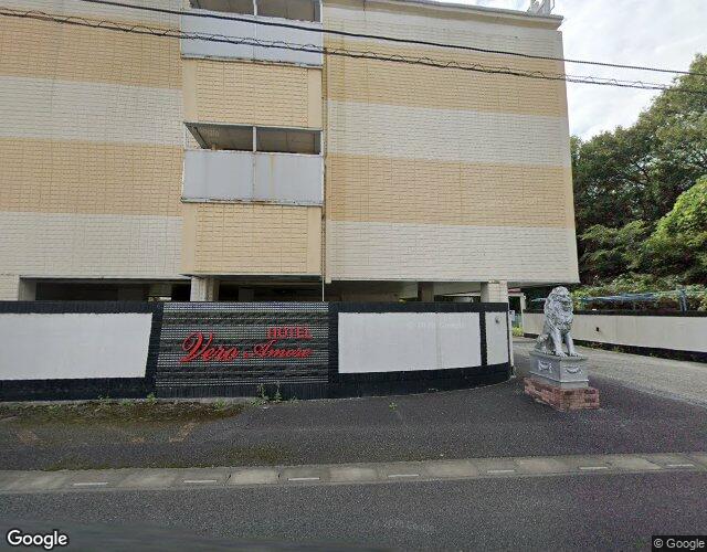 HOTEL Vero Amore 裏側からの外観