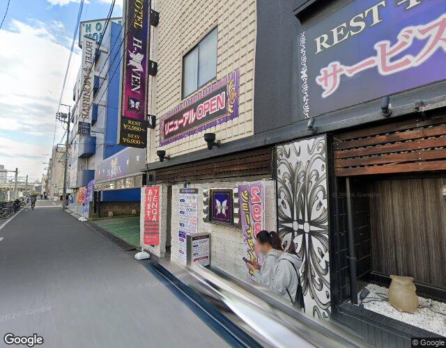 ホテルH-SEVEN西川口 裏側からの外観