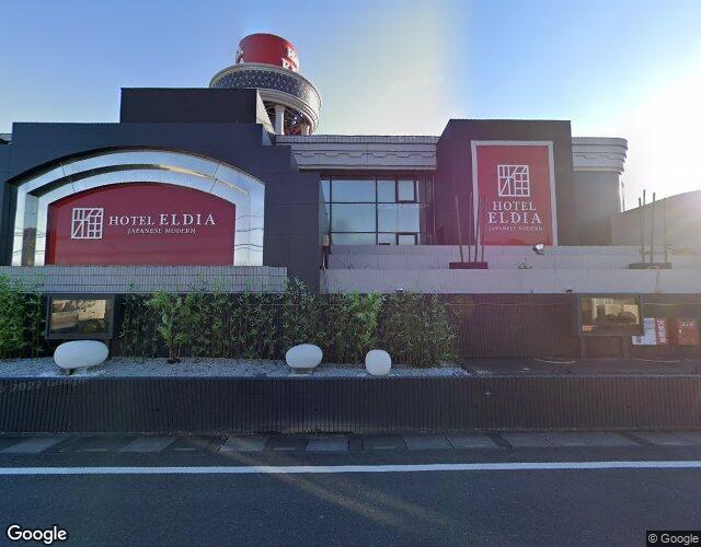 HOTEL ELDIA Japanese Modern 行田店（エルディア モダン）【Best Delight Group】 裏側からの外観