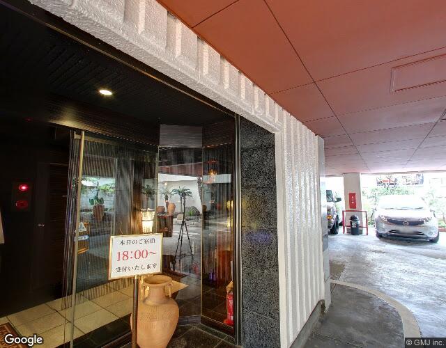 ASIAN RESORT HOTEL VOGUE 裏側からの外観