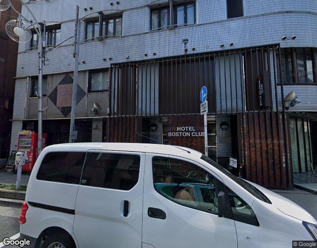 ホテル ボストンクラブ 裏側からの外観