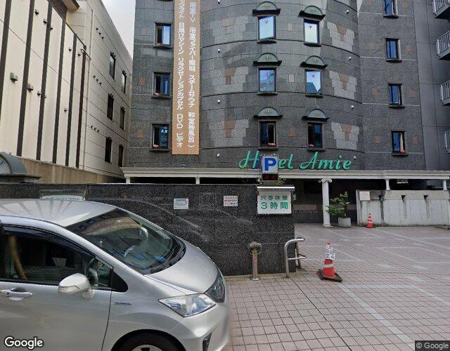 ホテル グラス 裏側からの外観