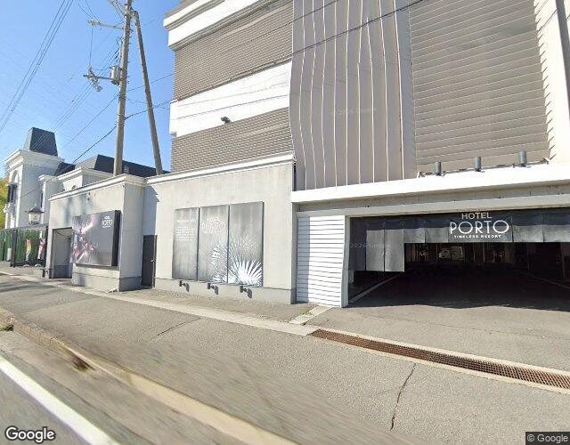 HOTEL　PORTO　男塾ホテルグループ 左側からの外観