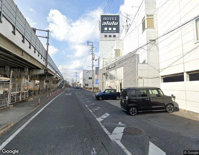 HOTEL alulu 岡山南 左側からの外観