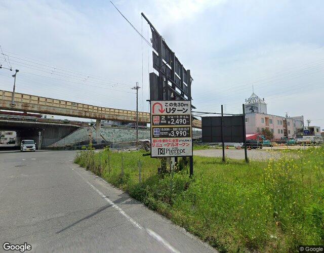 ホテル かぼちゃの馬車 泉大津 裏側からの外観
