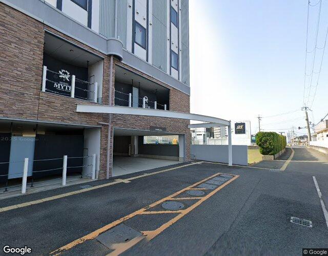 HOTEL MYTH Ｕ（ホテル マイス ユー） 裏側からの外観
