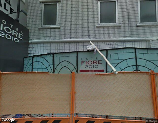 ホテル フルフル 裏側からの外観