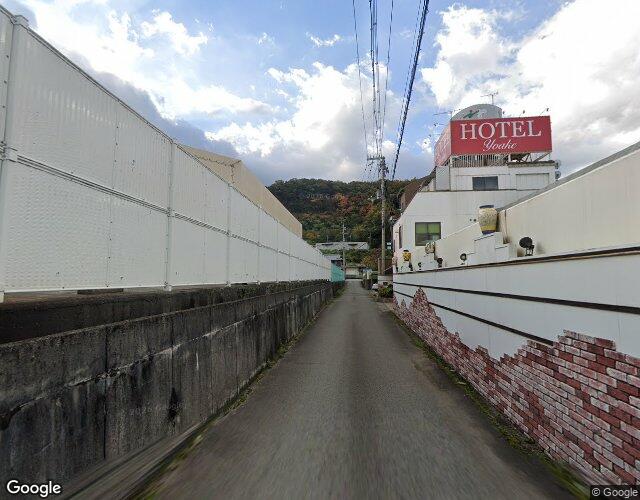 ホテル YOAKE 裏側からの外観