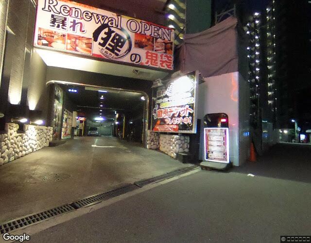 ホテルラブリー大阪店(旧暴れ狸の鬼袋大正店) 左側からの外観