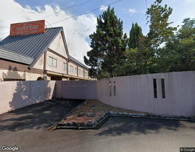 HOTEL auberge 裏側からの外観