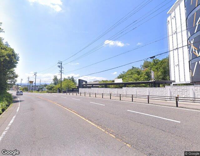 時のホテル 裏側からの外観