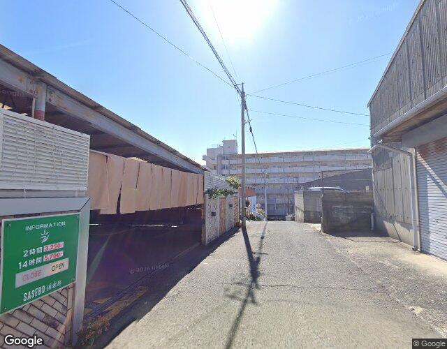 佐世保倶楽部 裏側からの外観
