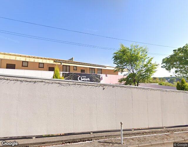 ホテル シャルム 裏側からの外観