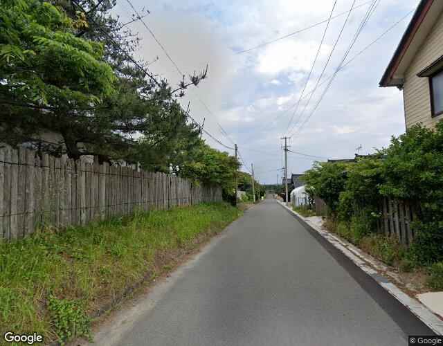 夕陽 裏側からの外観