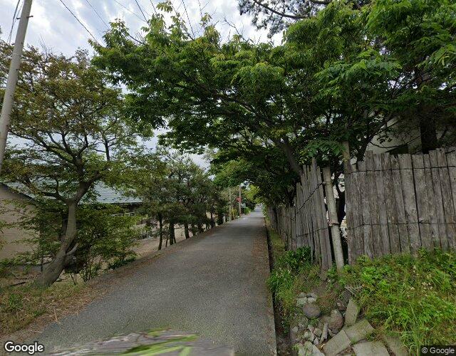 夕陽 右側からの外観