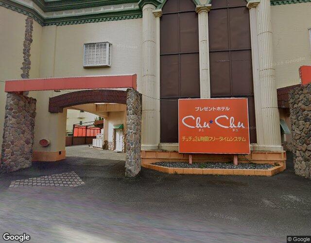 プレゼントホテル ChuChu浜松 裏側からの外観