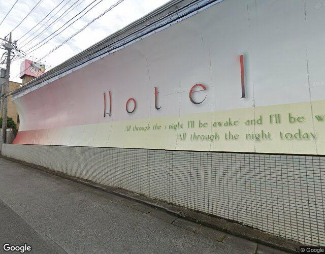 ホテル シャンティ 裏側からの外観