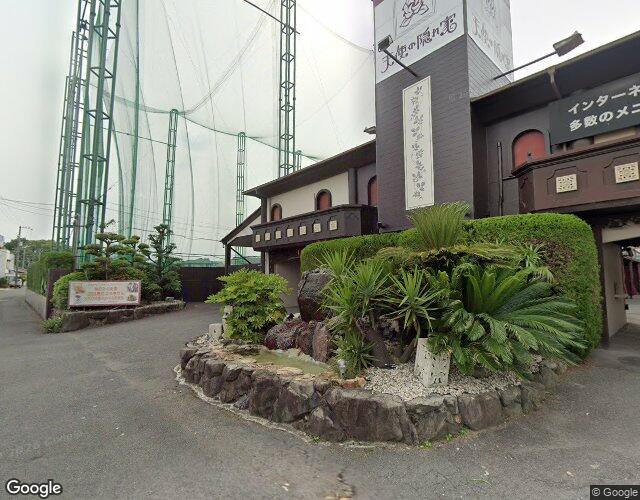 ホテル 天使の隠れ家 今治店 左側からの外観