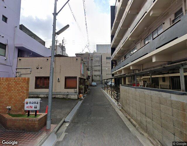 ホテルnana 裏側からの外観