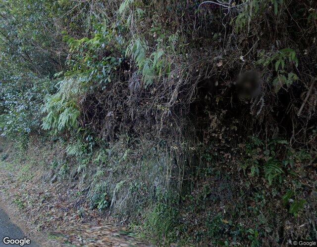 山水 裏側からの外観