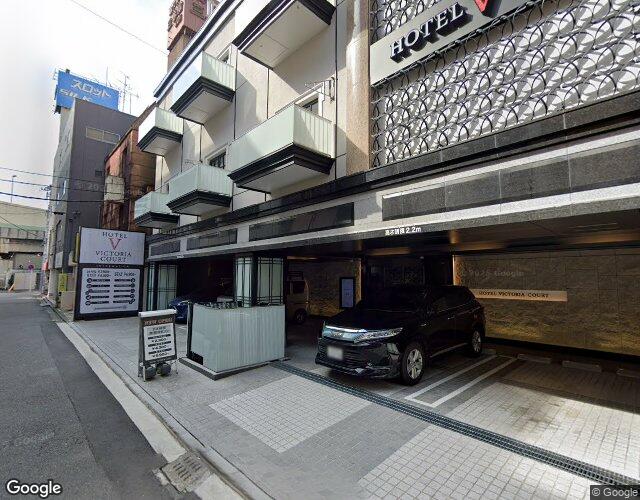 ホテルヴィクトリアコート元町 裏側からの外観