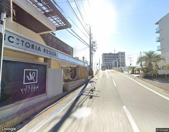 ホテルヴィクトリアリゾート茅ヶ崎 裏側からの外観
