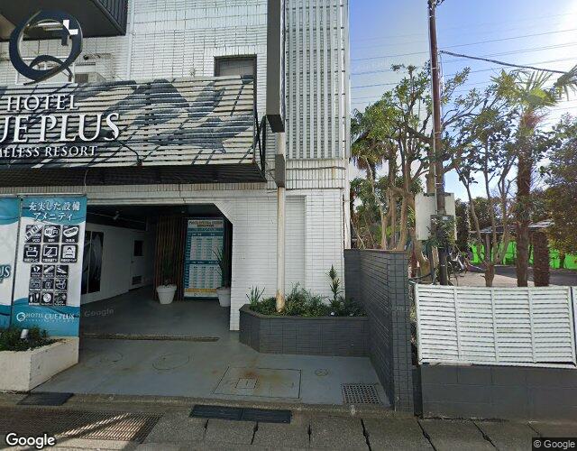 HOTEL CUEPLUS厚木 裏側からの外観