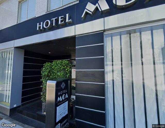 HOTEL MOA 裏側からの外観