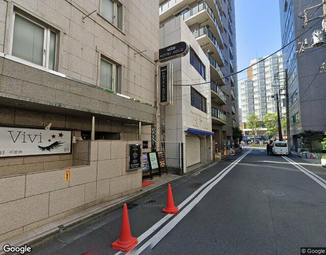 HOTEL GOLD川崎 裏側からの外観