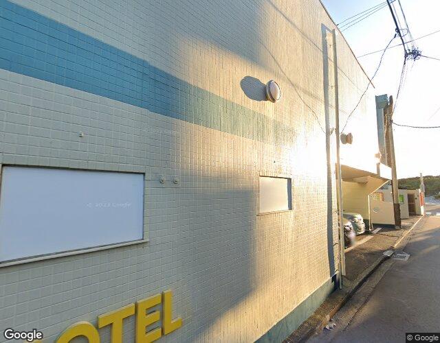 555MOTEL -SHONAN- 裏側からの外観