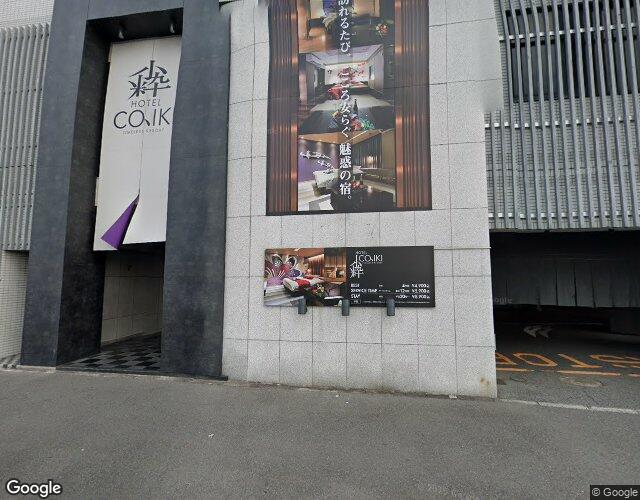 HOTEL 小粋 （コイキ）【HAYAMA HOTELS】 右側からの外観