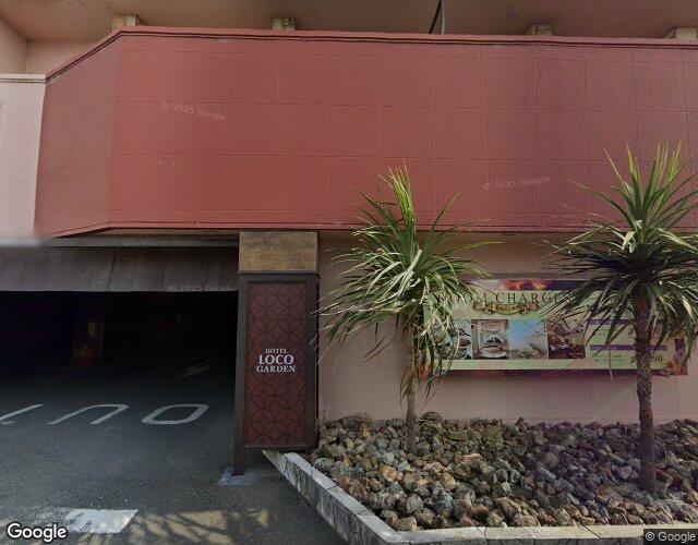 ホテル ロコガーデン 小牧 裏側からの外観