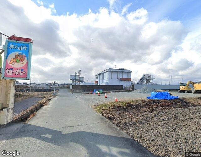 おとぼけビーバー栗真店 左側からの外観