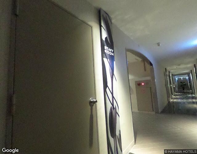 HOTEL VERT （ヴェール）【HAYAMA HOTELS】 裏側からの外観