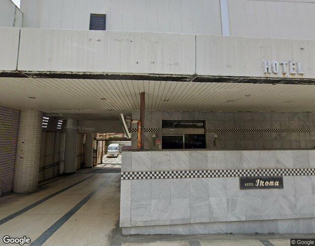 ホテル いこま 裏側からの外観